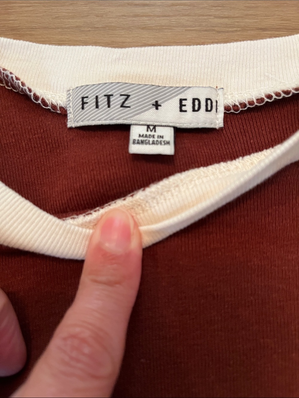 Fitz+Eddi Color Block Raglan tee - Picture 3 of 4